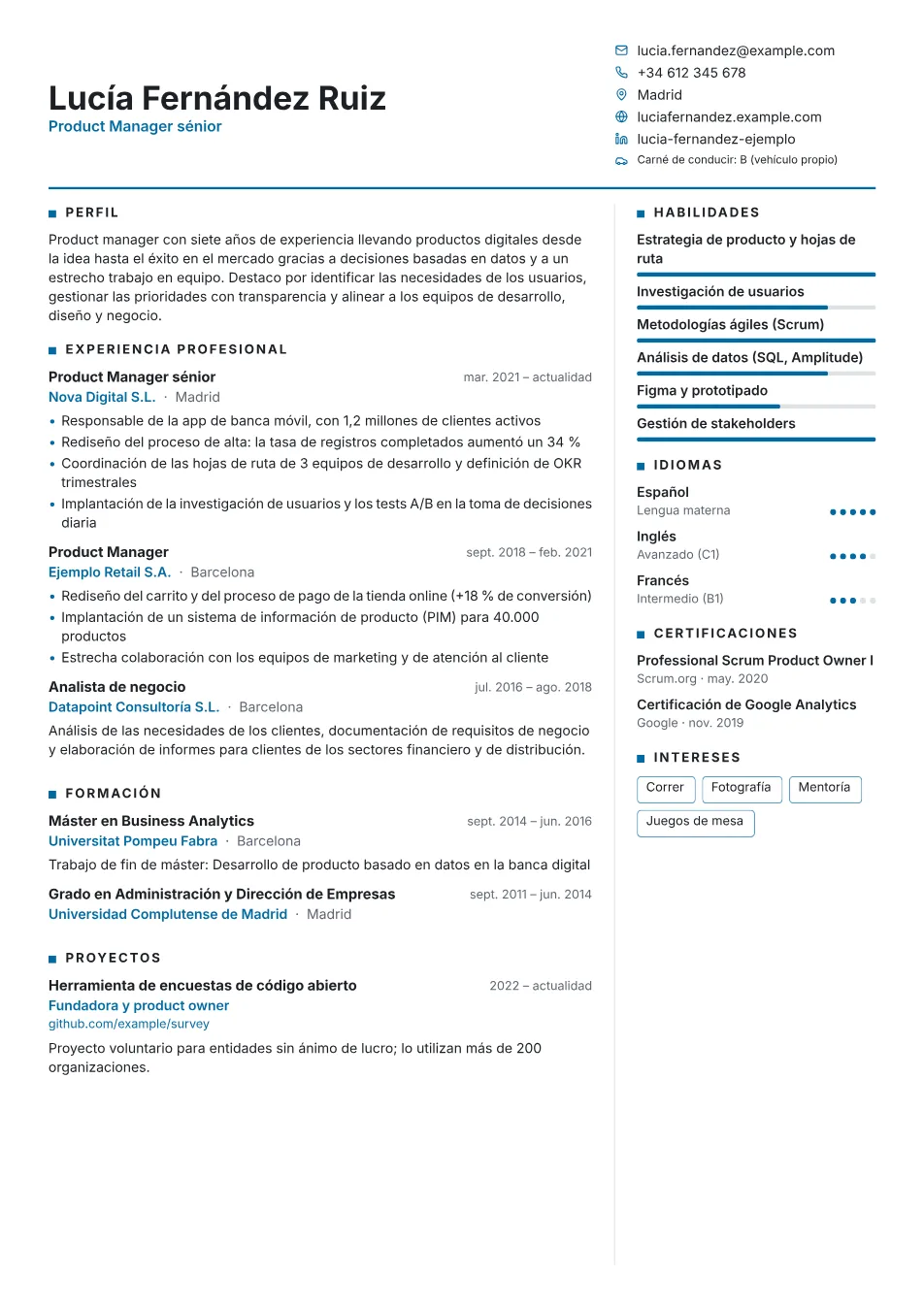 Plantilla Compacta