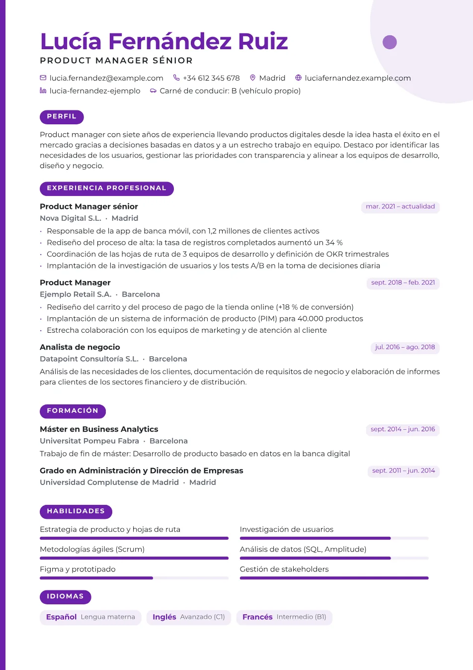 Plantilla Creativa
