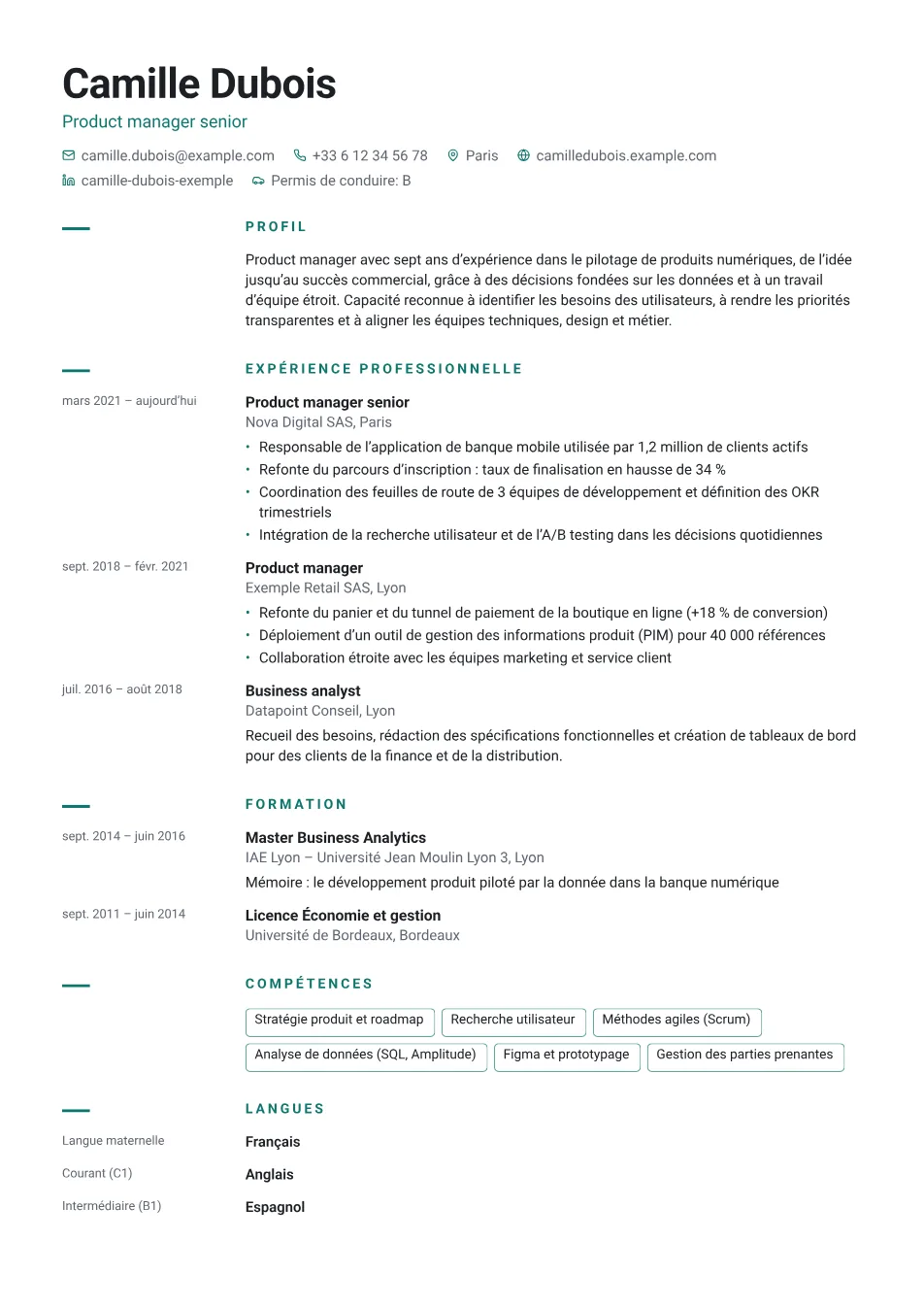 Modèle Minimal